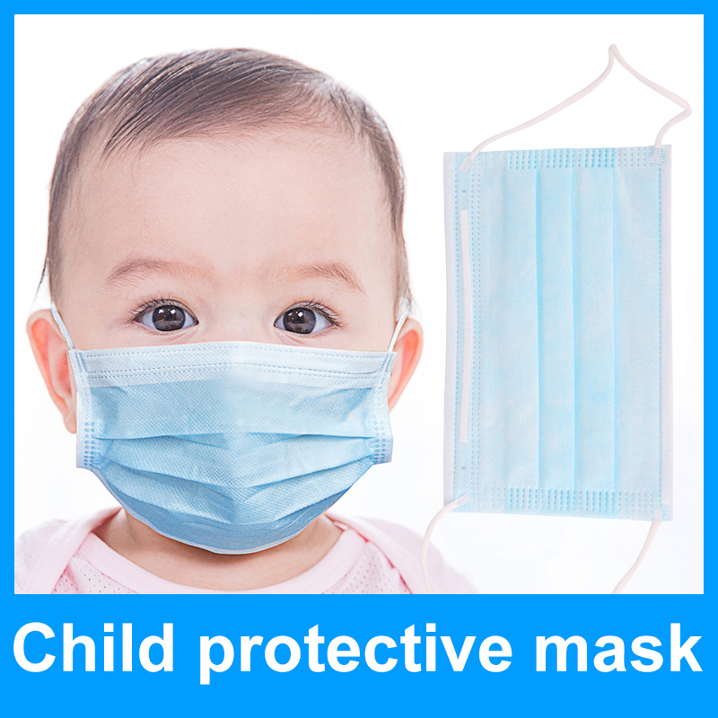Kids Face Masks Disposable 3 Layers Face Mask for Kids