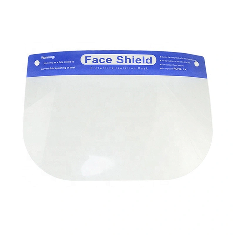 Hot Anti-Virus Pet Film Disposable Safety Protective Transparent Full Face Shield for Sale