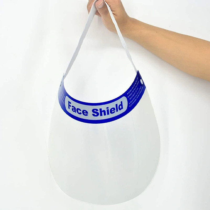 Hot Anti-Virus Pet Film Disposable Safety Protective Transparent Full Face Shield for Sale