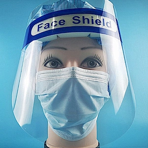 Hot Anti-Virus Pet Film Disposable Safety Protective Transparent Full Face Shield for Sale