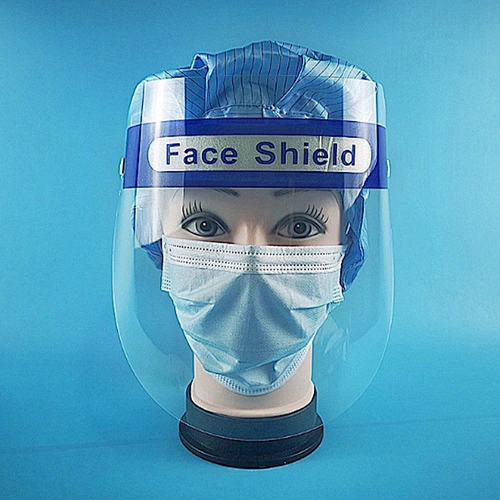 Hot Anti-Virus Pet Film Disposable Safety Protective Transparent Full Face Shield for Sale