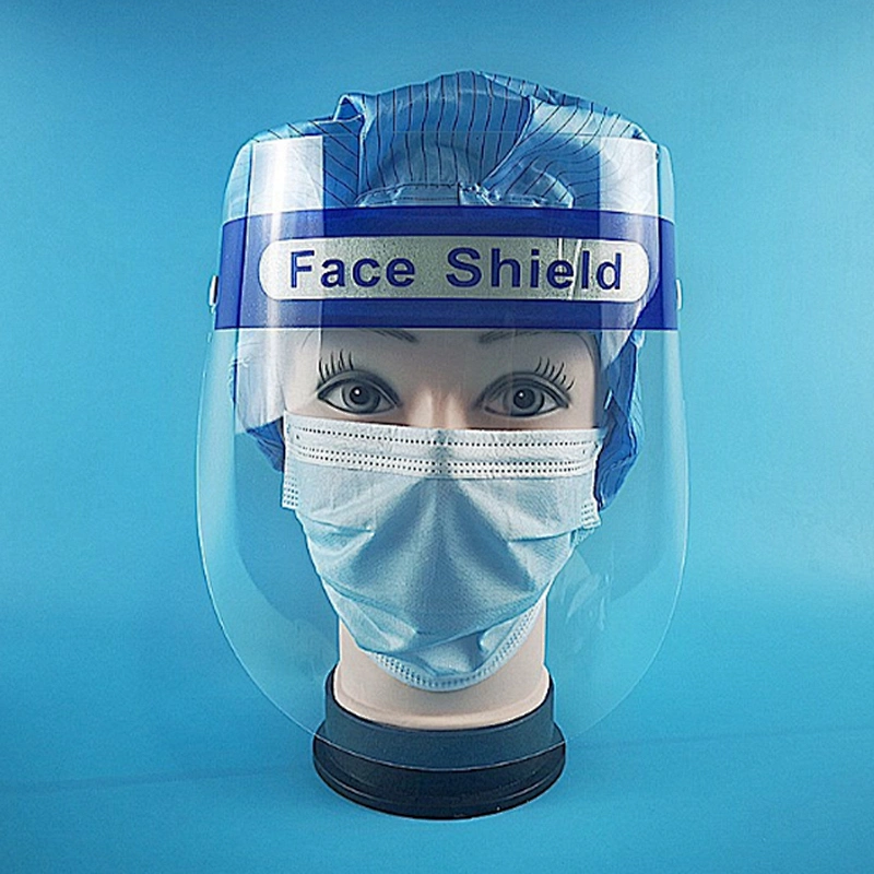 Hot Anti-Virus Pet Film Disposable Safety Protective Transparent Full Face Shield for Sale