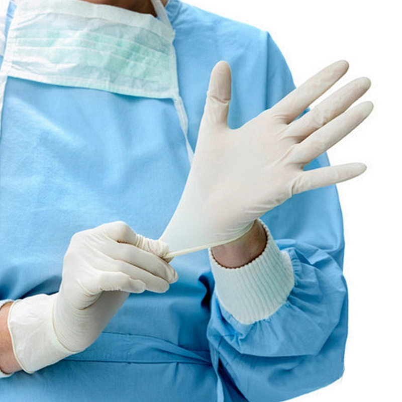 Disposable Gloves Medical Sterile Latex Surgical Gloves