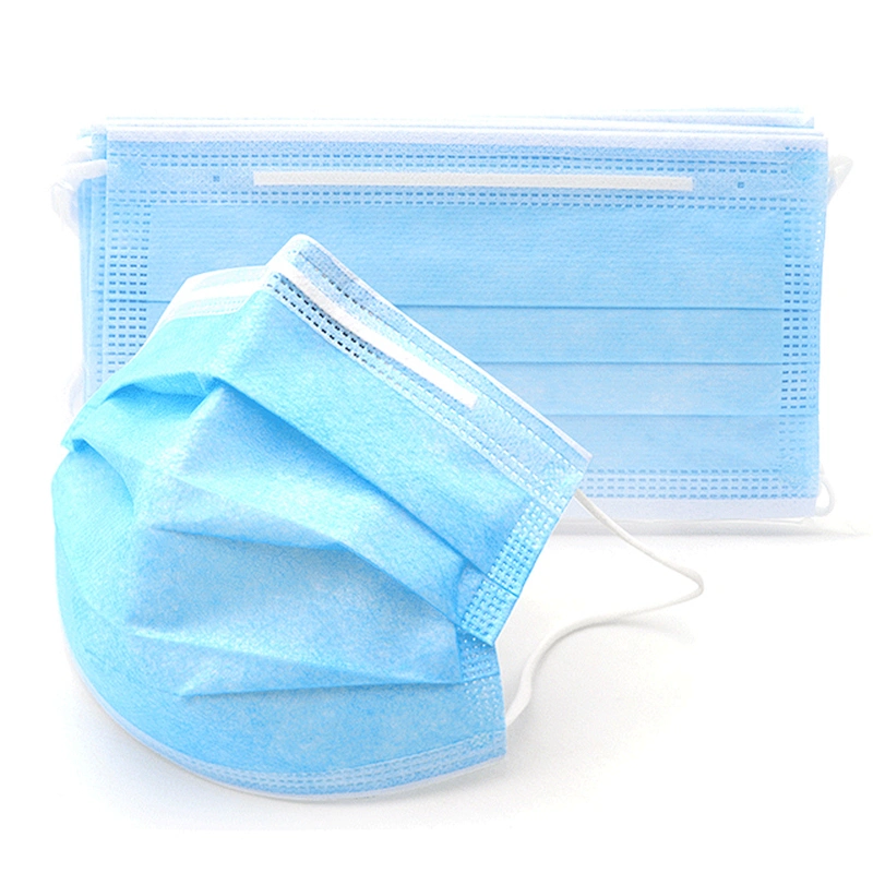 China Supplier Disposable Face Mask Non Woven 3ply Mask Face