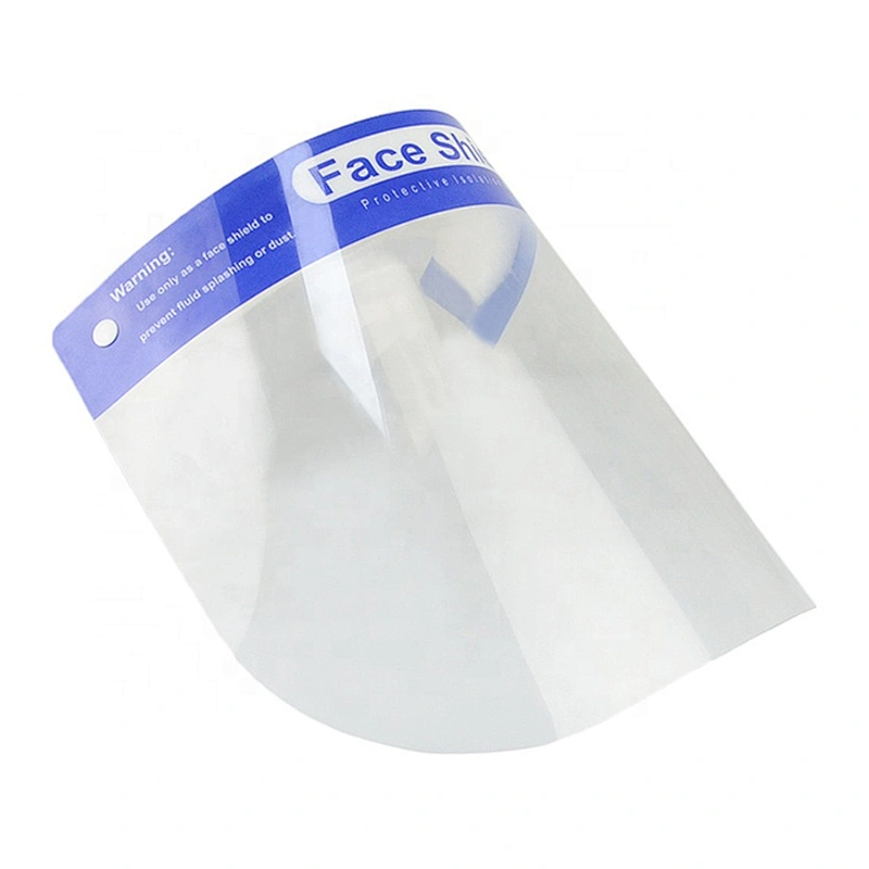 Hot Anti-Virus Pet Film Disposable Safety Protective Transparent Full Face Shield for Sale