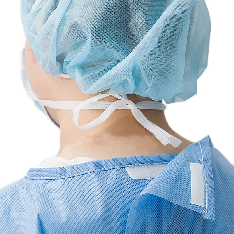 Medical Protective Clothing Waterproof Disposable PP Isolation Surgical Gowns