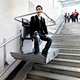 Indoor Outdoor Stair Lift Sloping Type Disable Elevator Hot Sale Wheelchair Lifte for Public