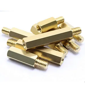 metal copper precision CNC machining anodized lead screw nut