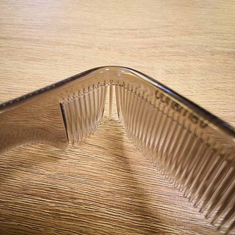 Ready To Ship Personalized Hair Plastic Comb,custom Square Hair Brush Comb