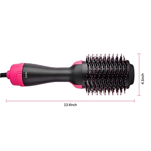Edunicysh Hair Dryer Brush, Hot Air Brush, One Step Hair Dryer & Volumizer, Styler for Straightening, Curling, Salon Negative Ion Ceramic Electric Blow Dryer Straightener Curl Brush