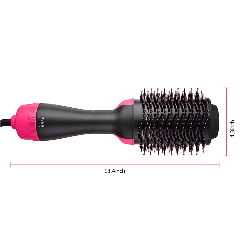 Edunicysh Hair Dryer Brush, Hot Air Brush, One Step Hair Dryer & Volumizer, Styler for Straightening, Curling, Salon Negative Ion Ceramic Electric Blow Dryer Straightener Curl Brush