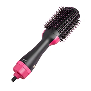 Edunicysh Hair Dryer Brush, Hot Air Brush, One Step Hair Dryer & Volumizer, Styler for Straightening, Curling, Salon Negative Ion Ceramic Electric Blow Dryer Straightener Curl Brush