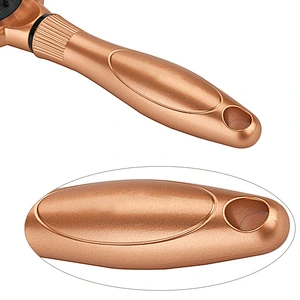 Factory OEM Logo Plastic Handle Oval Nylon Boar Bristle Hair Brush