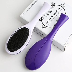 Erokicysh High Quality Detangle Comb Natural Bristle Angel Hair Brush