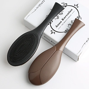 Erokicysh High Quality Detangle Comb Natural Bristle Angel Hair Brush