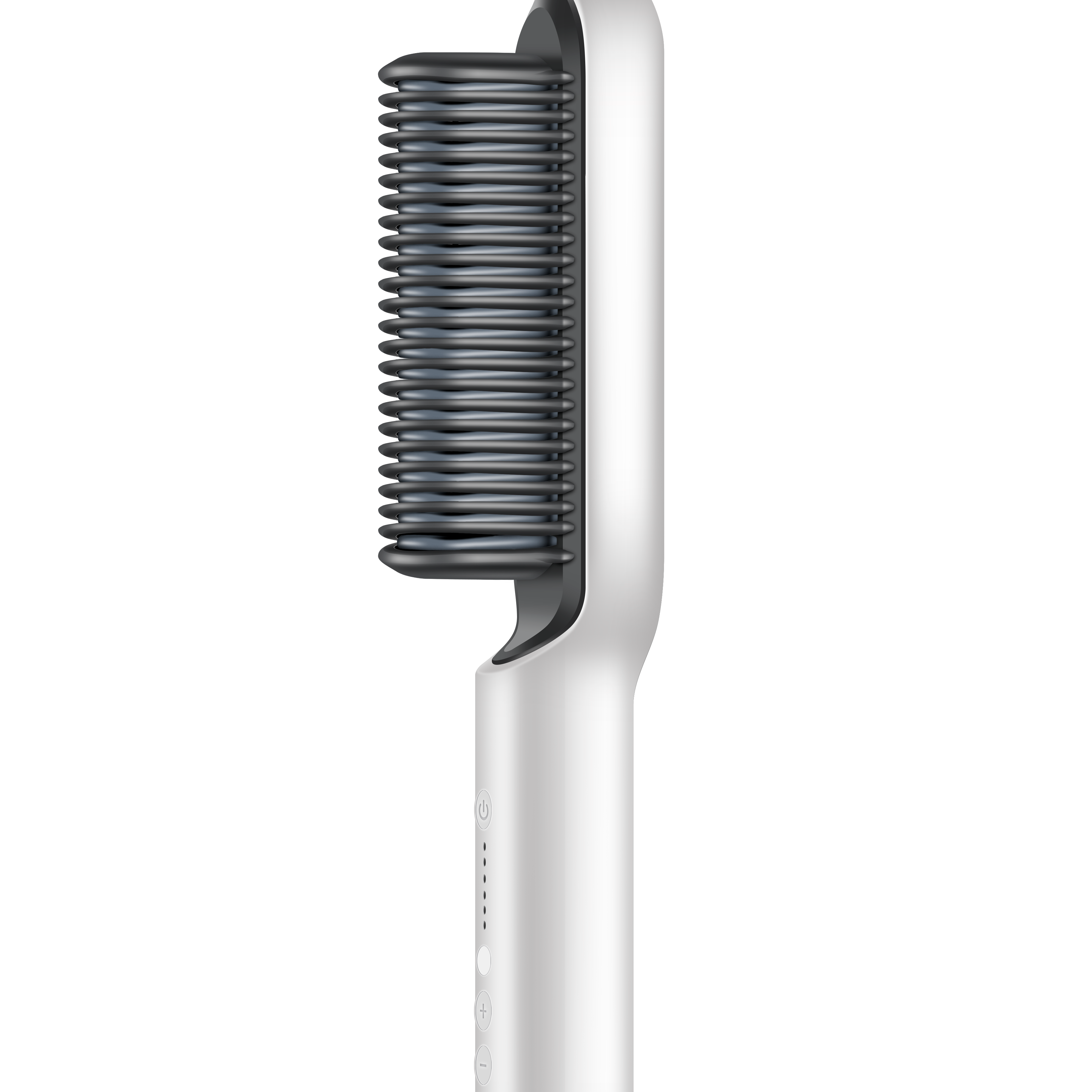 Edunicysh Hair Straightener Brush Rifny Heated Hair Straightening Comb with Anti Scald Auto Temperature Lock