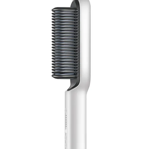 Edunicysh Hair Straightener Brush Rifny Heated Hair Straightening Comb with Anti Scald Auto Temperature Lock
