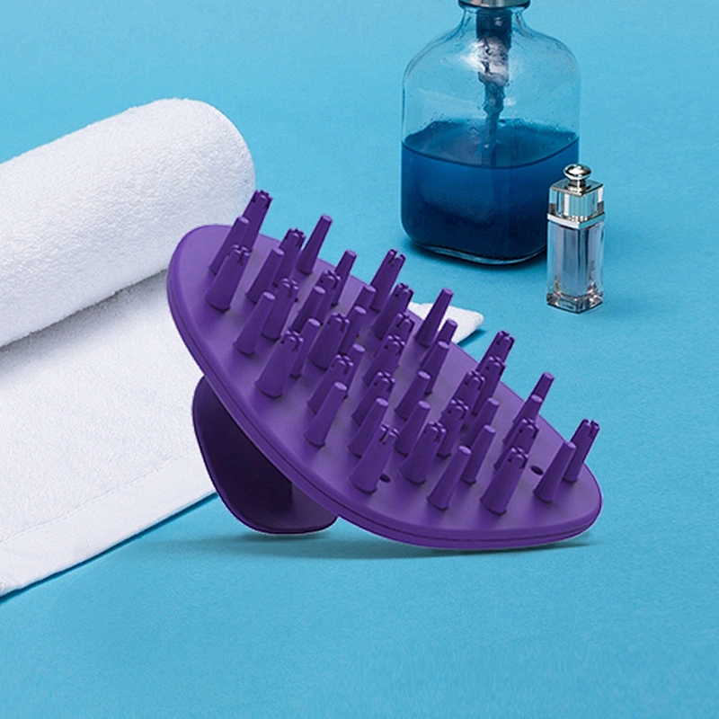 Erokicysh Wholesale Customized Silicone Hair Scalp Massage Brush Shampoo Brush Comb Massager