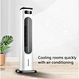 Tower Fan Air Cooling