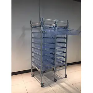 Estantes de almacenamiento de luz ajustables en aluminio