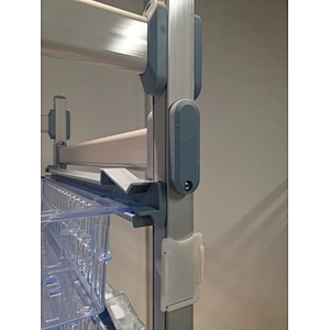 Estantes de almacenamiento de luz ajustables en aluminio