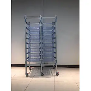 Estantes de almacenamiento de luz ajustables en aluminio