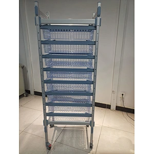Estantes de almacenamiento de luz ajustables en aluminio