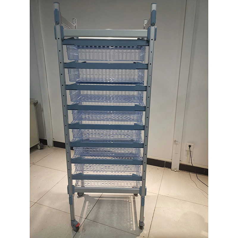 Estantes de almacenamiento de luz ajustables en aluminio