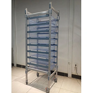 Estantes de almacenamiento de luz ajustables en aluminio