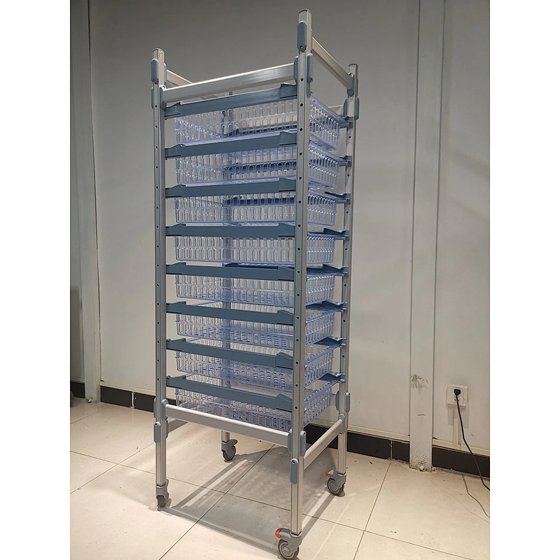 Estantes de almacenamiento de luz ajustables en aluminio