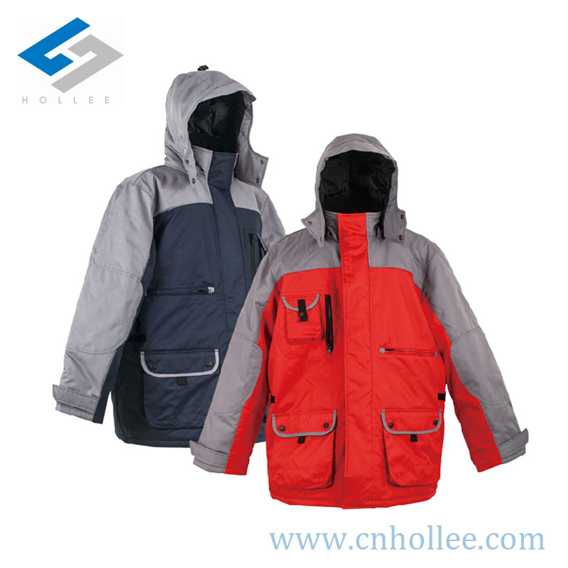 Oxford/PU parka
