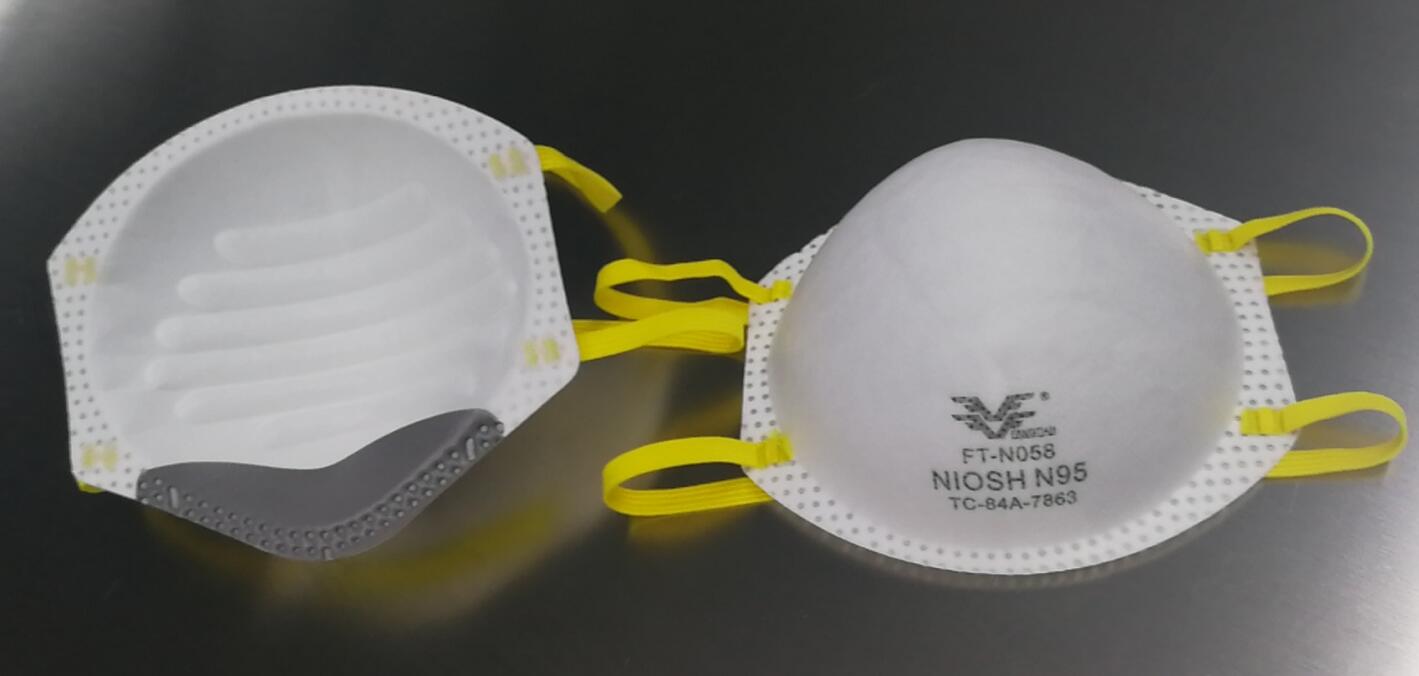 Consumable personal protection particulate N95 safety dust prevention face mask respirator