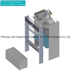 EN14175 EU Standard Energy-Saving Lab Steel Fuming Hood Fume Cupboard Fume Hood