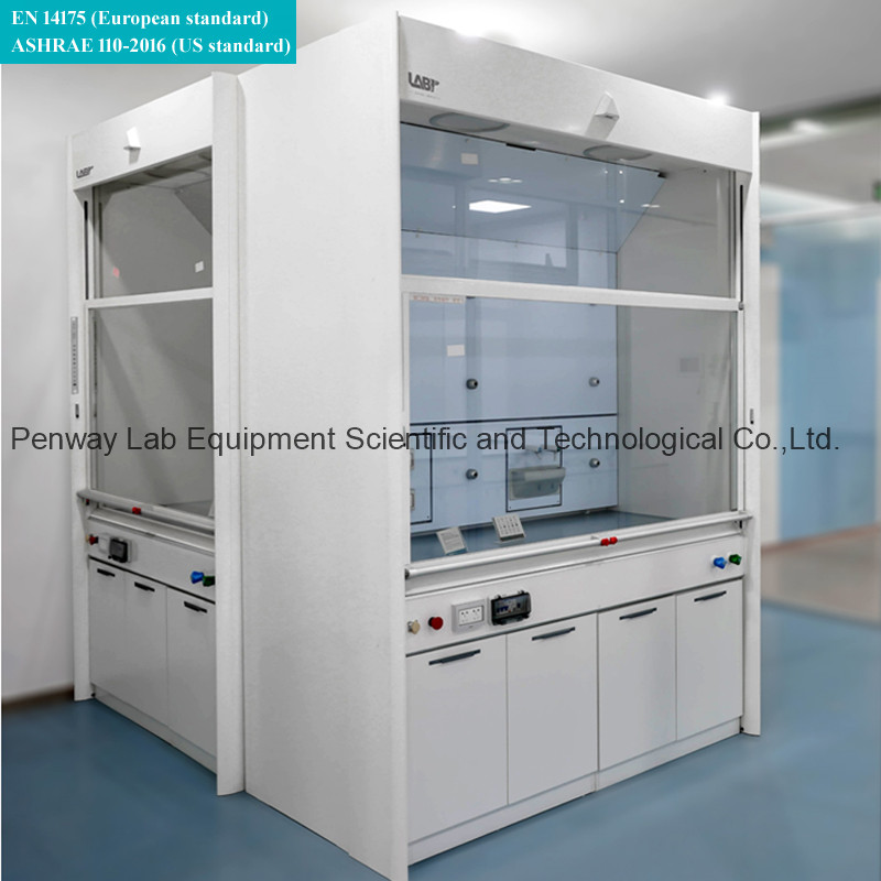 EN14175 EU Standard Energy-Saving Lab Steel Fuming Hood Fume Cupboard Fume Hood