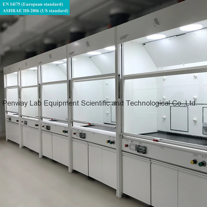 EN14175 EU Standard Energy-Saving Lab Steel Fuming Hood Fume Cupboard Fume Hood
