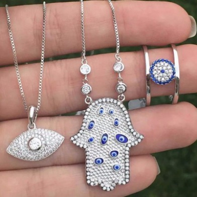 devils eye necklace