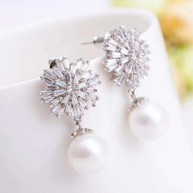 pearl earrings