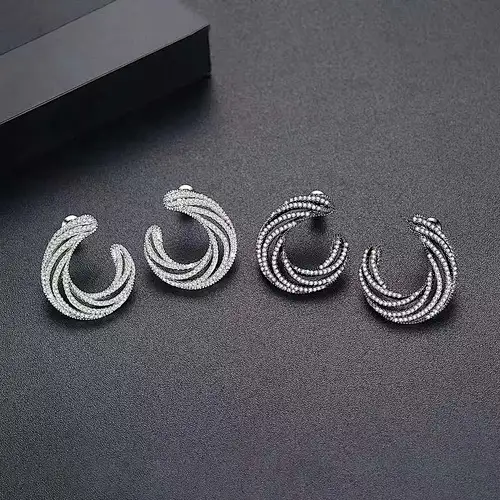 zircon earrings