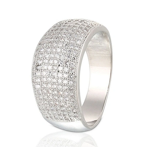 gold plated zircon ring
