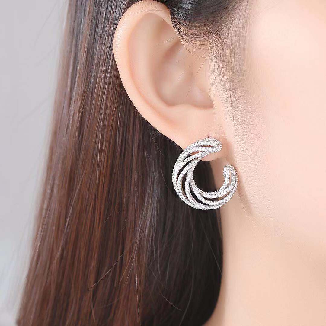 zircon earrings