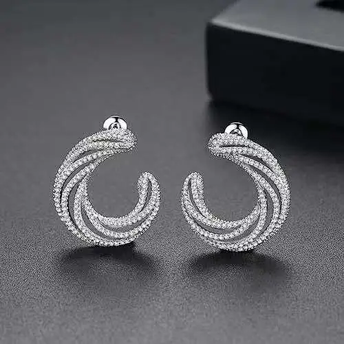 zircon earrings