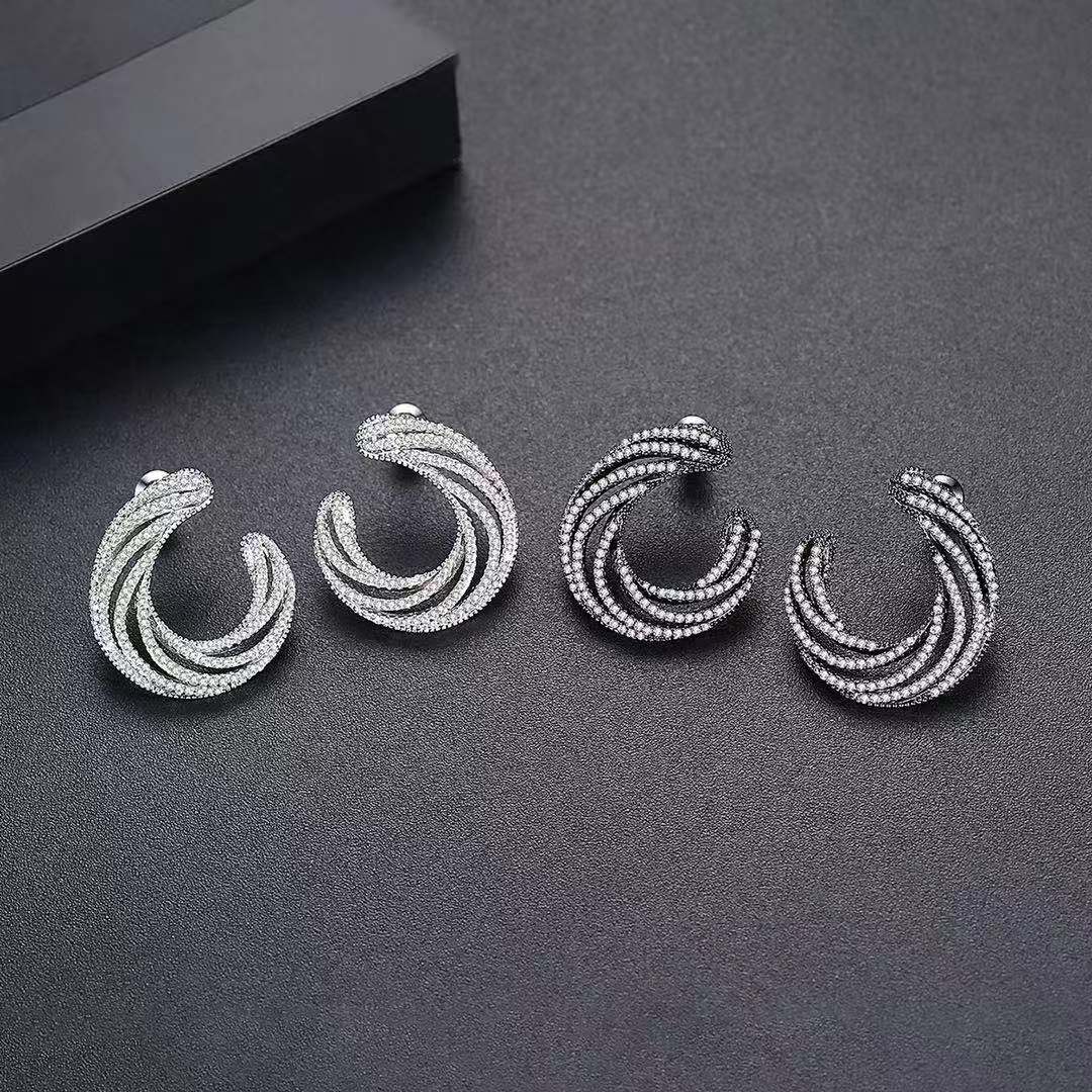 zircon earrings