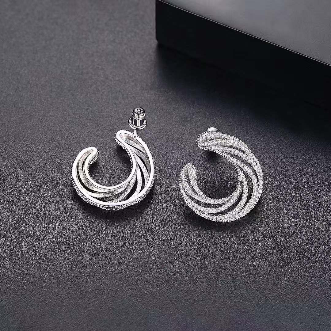 zircon earrings