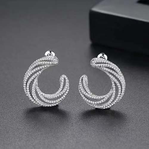 zircon earrings