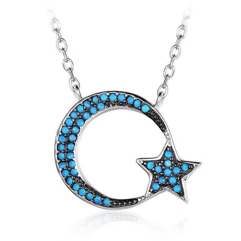inlaid pendant necklace