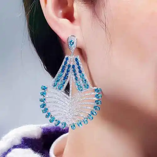 crystal earrings