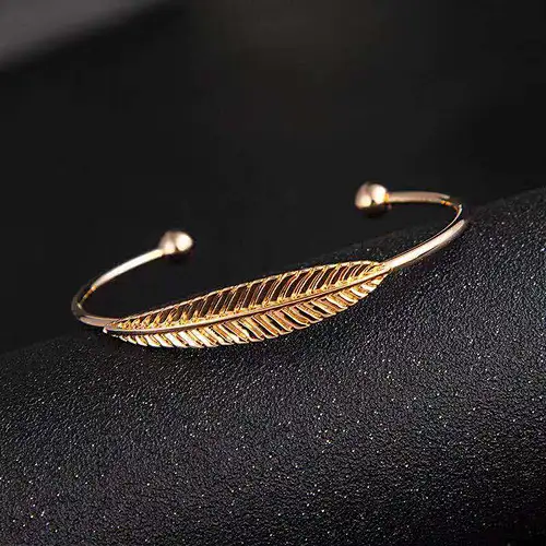 gold cuff bangle bracelet