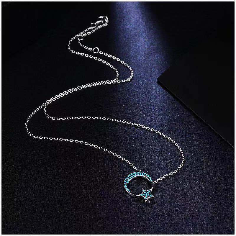 inlaid pendant necklace