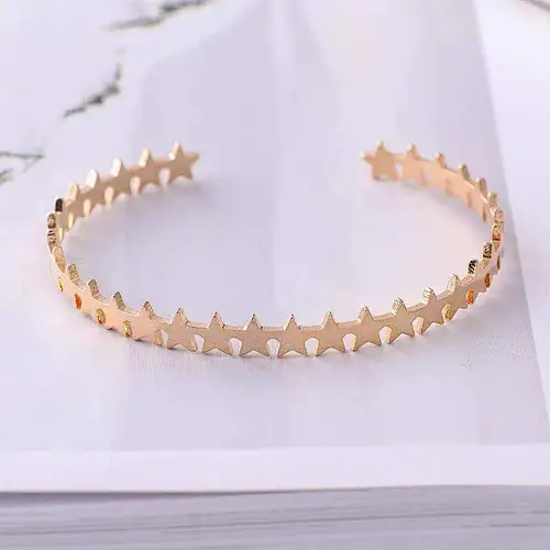 gold copper plated bracelet