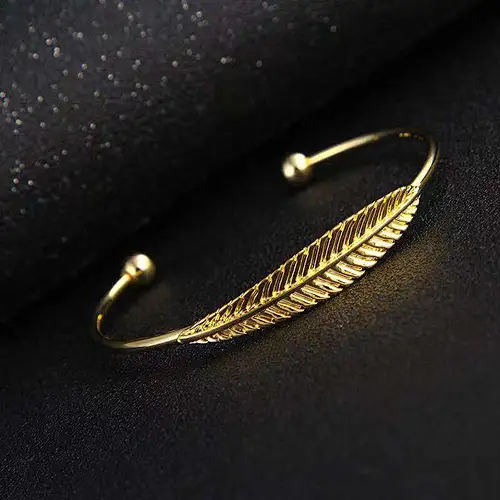 gold cuff bangle bracelet